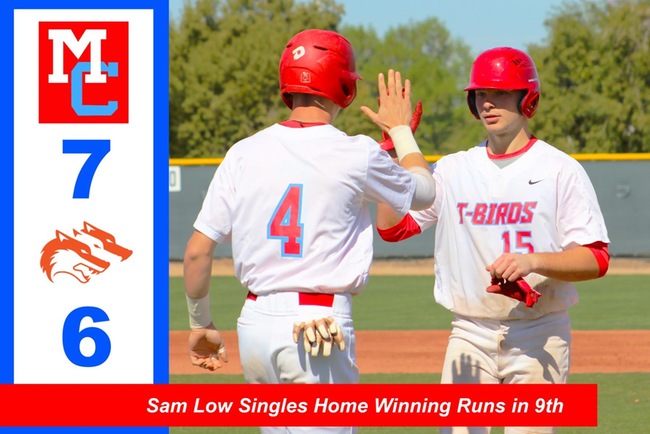 Sam Low Singles Home 2 Runs to Help #2 Mesa Walk-Off in 9th vs Thompson River, 7-6 Final
