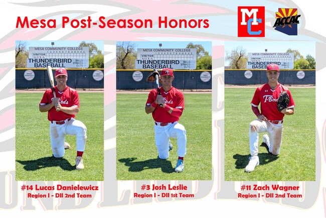 Danielewicz, Leslie, Wagner Earn Post-Season Honors; T-Birds Set to Play in Post Season
