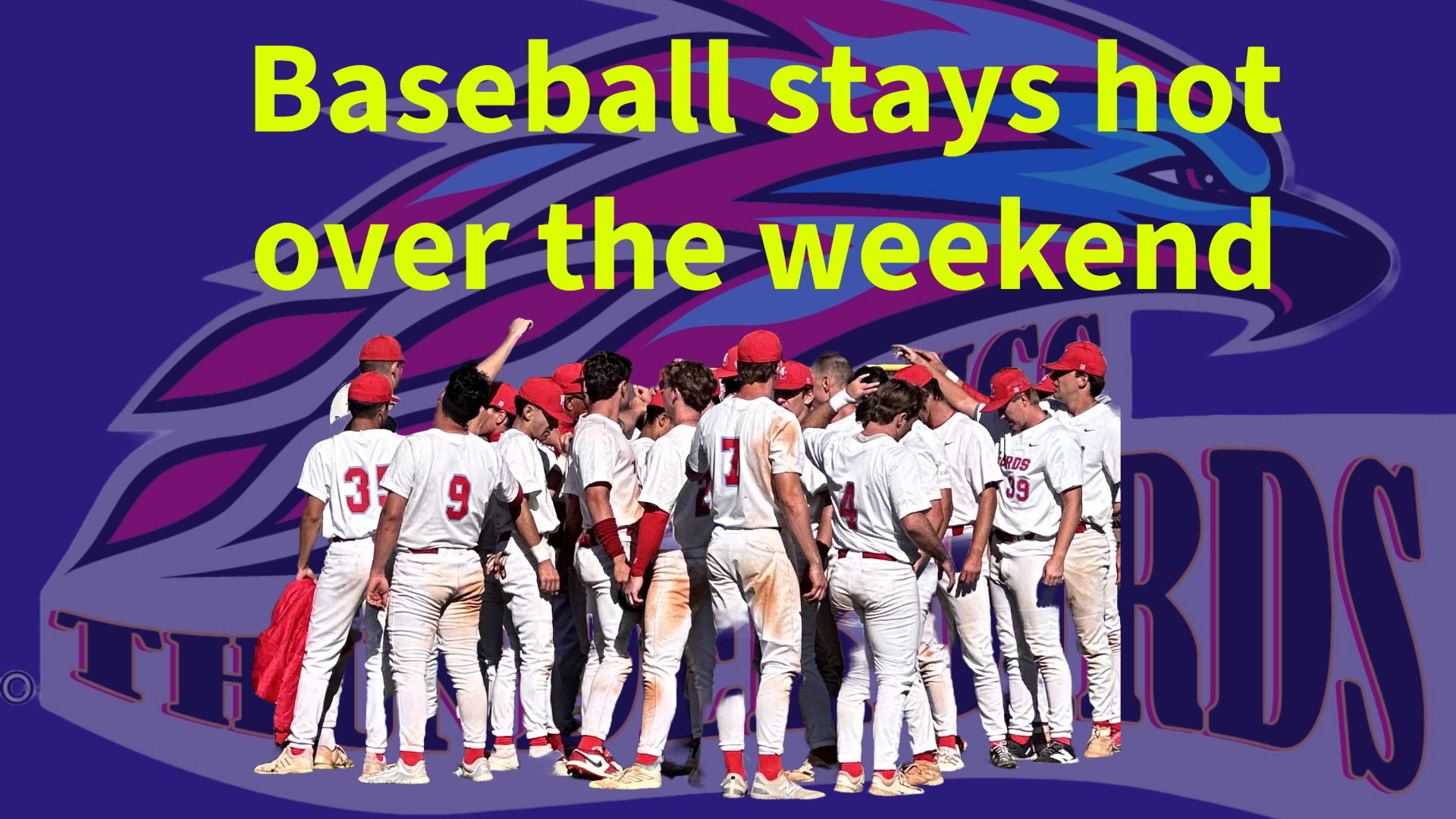 T-Birds stay hot on the diamond