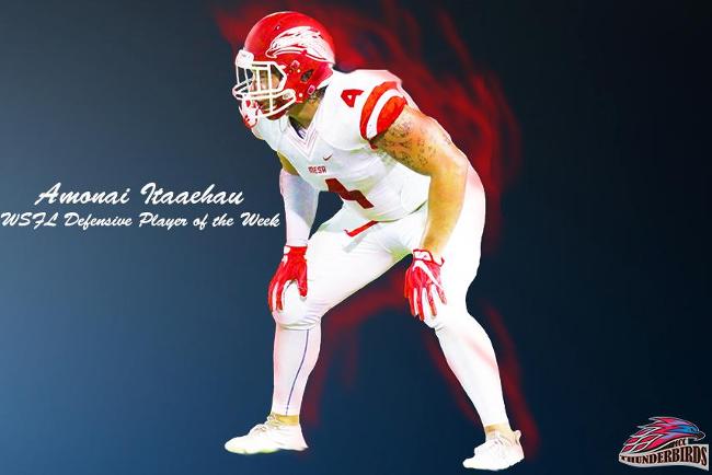 Amonai Itaaehau Earns Week 3 WSFL Defensive Player of the Week