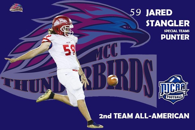 Jared Stangler Earns NJCAA 2nd Team All-American