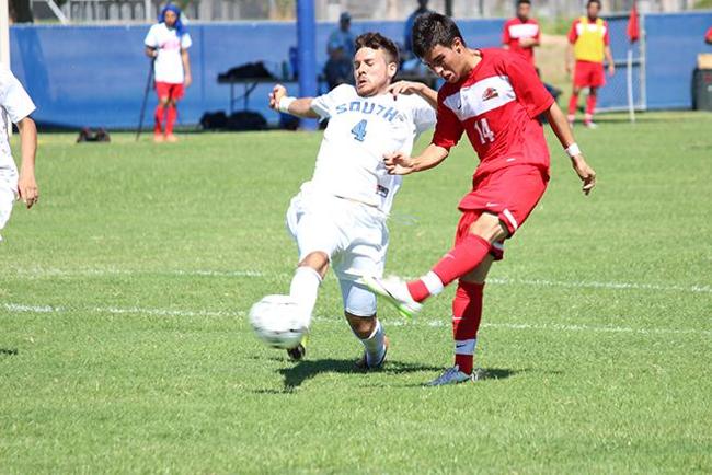Men's soccer opens with 7-0 win at South Mountain