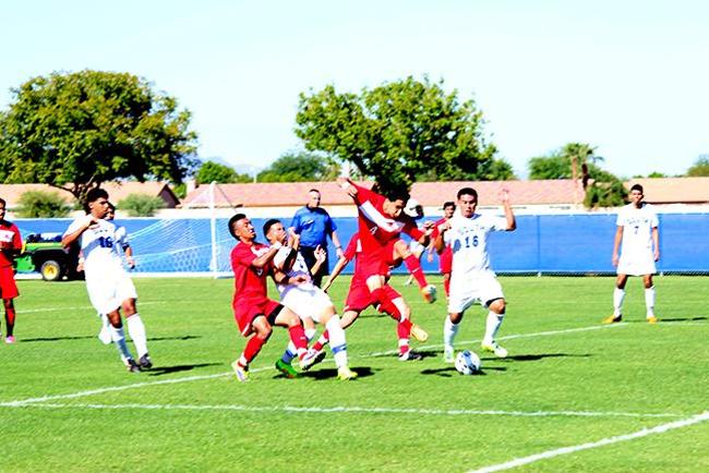 Arizona Western edges men's soccer, 1-0