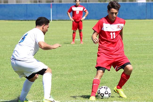 Max Schmidt's goal tied the game (Photo by Aaron Webster)