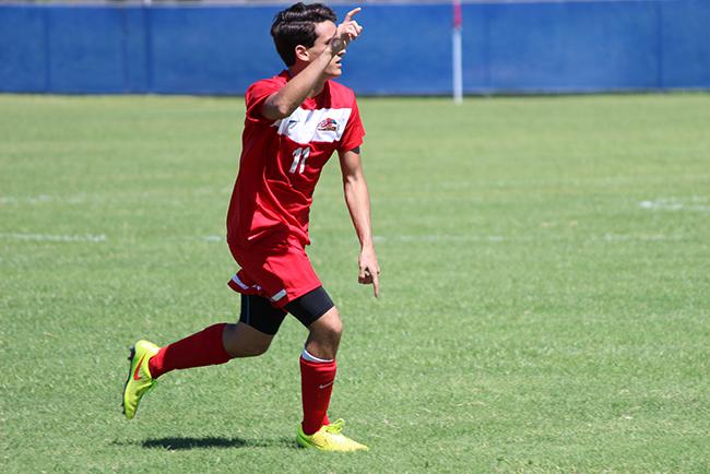 Max Schmidt scored MCCs only goal (Photo by Aaron Webster)