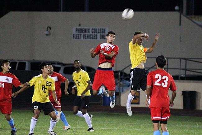Men's soccer ties Phoenix College, 1-1; women fall 4-1 to PC