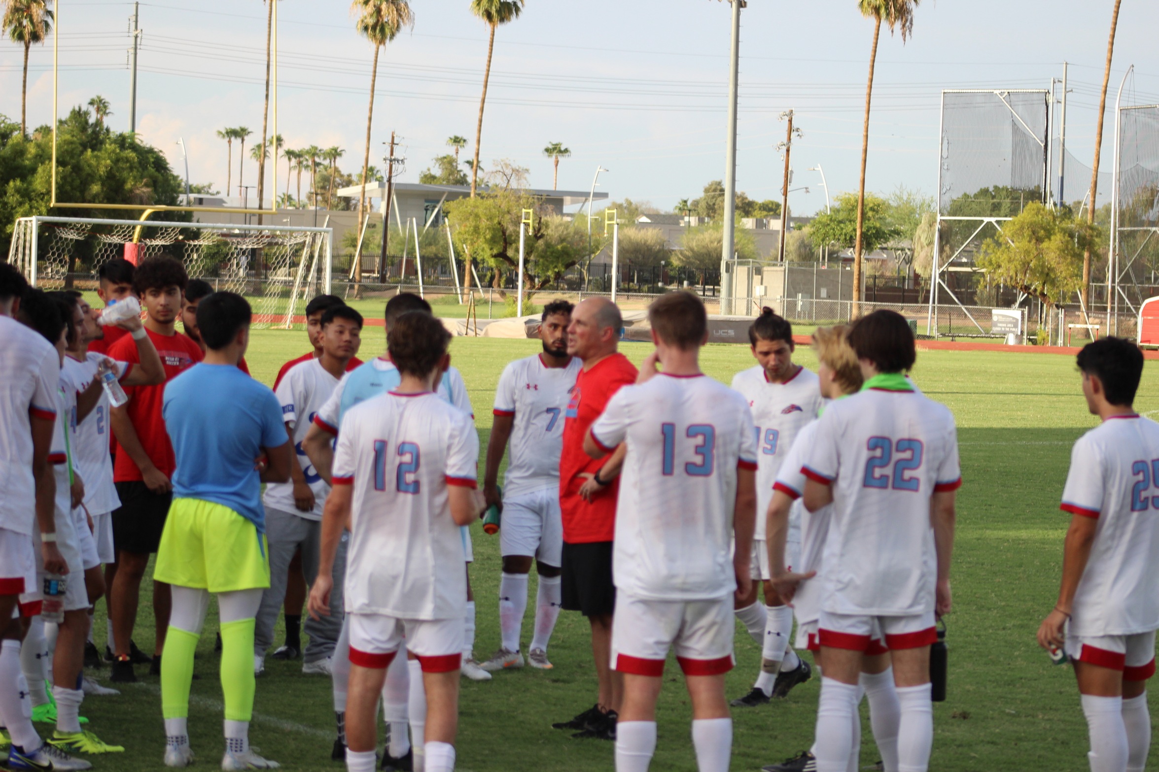 Men's soccer falls in semi-finals to Pima, 3-1.
