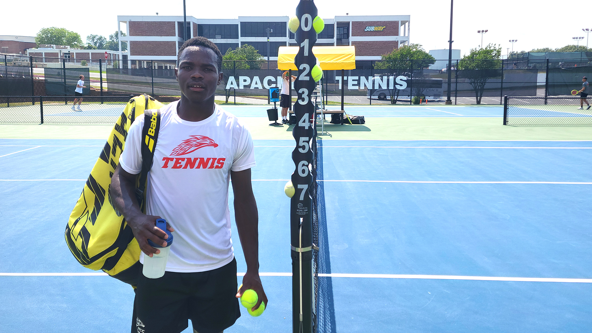 Another tough day for men's tennis at NJCAA