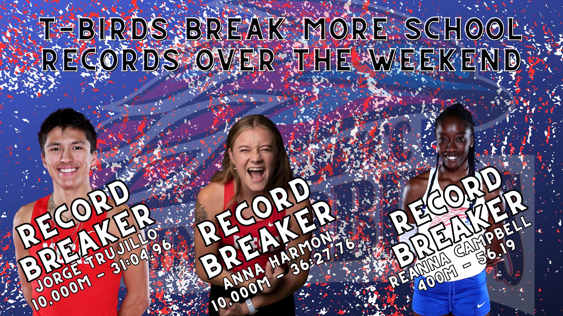 Trujillo, Campbell, & Harmon break school records at Bryan Clay Invitational