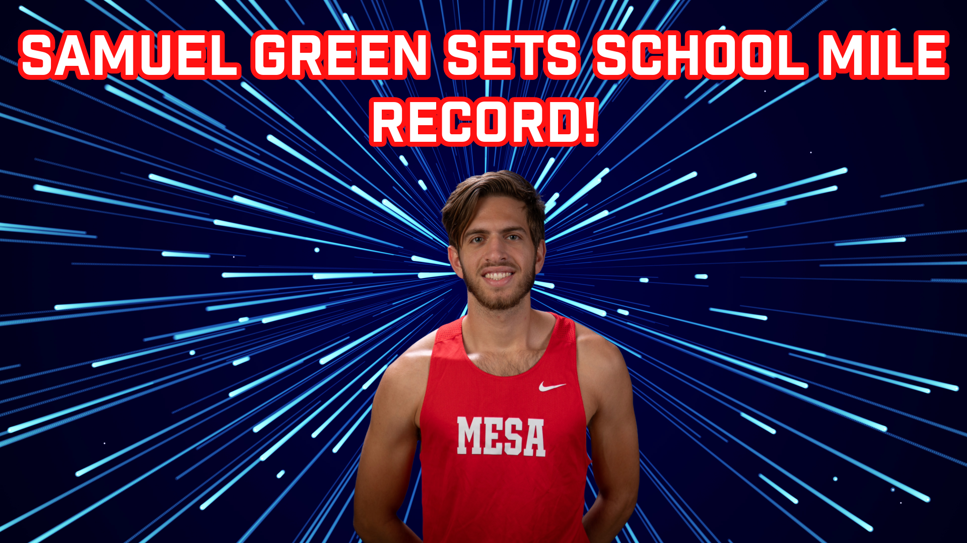 Samuel Green sets new school record in the mile