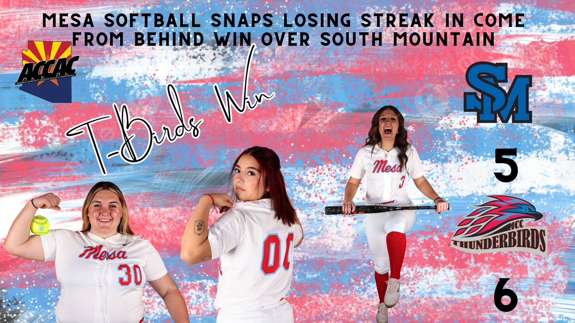 Mesa Softball snaps losing streak on Saturday against South Mountain