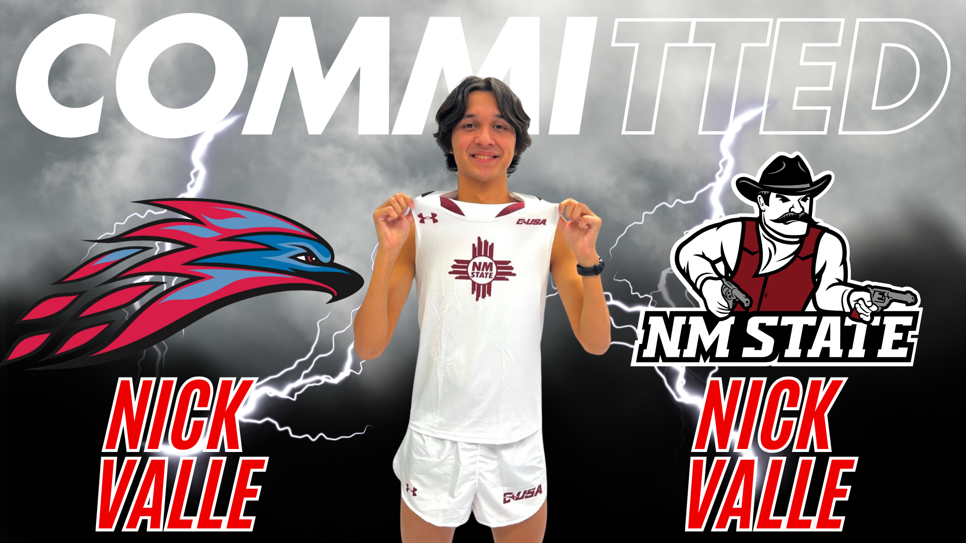 Nick Valle signs with New Mexico State University