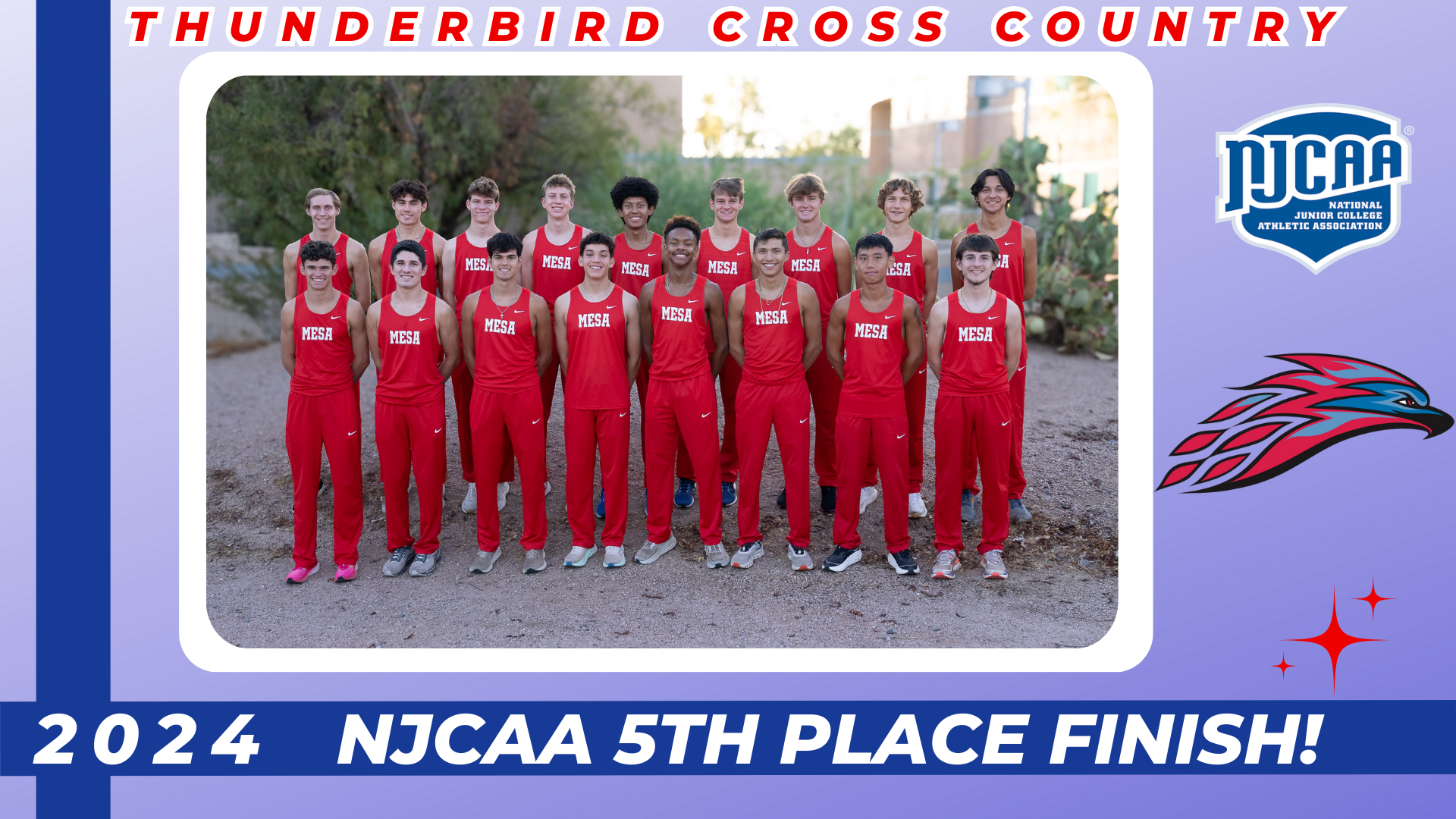 Men's Cross Country takes fifth in the nation at the NJCAA National Championships