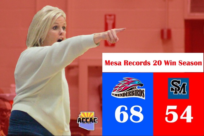 T-Birds Take Regular Season Finale at South Mountain, 68-54 Final