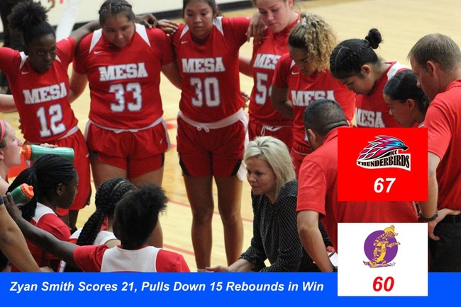 #16 T-Birds Get Big Road Win at Eastern AZ, 67-60