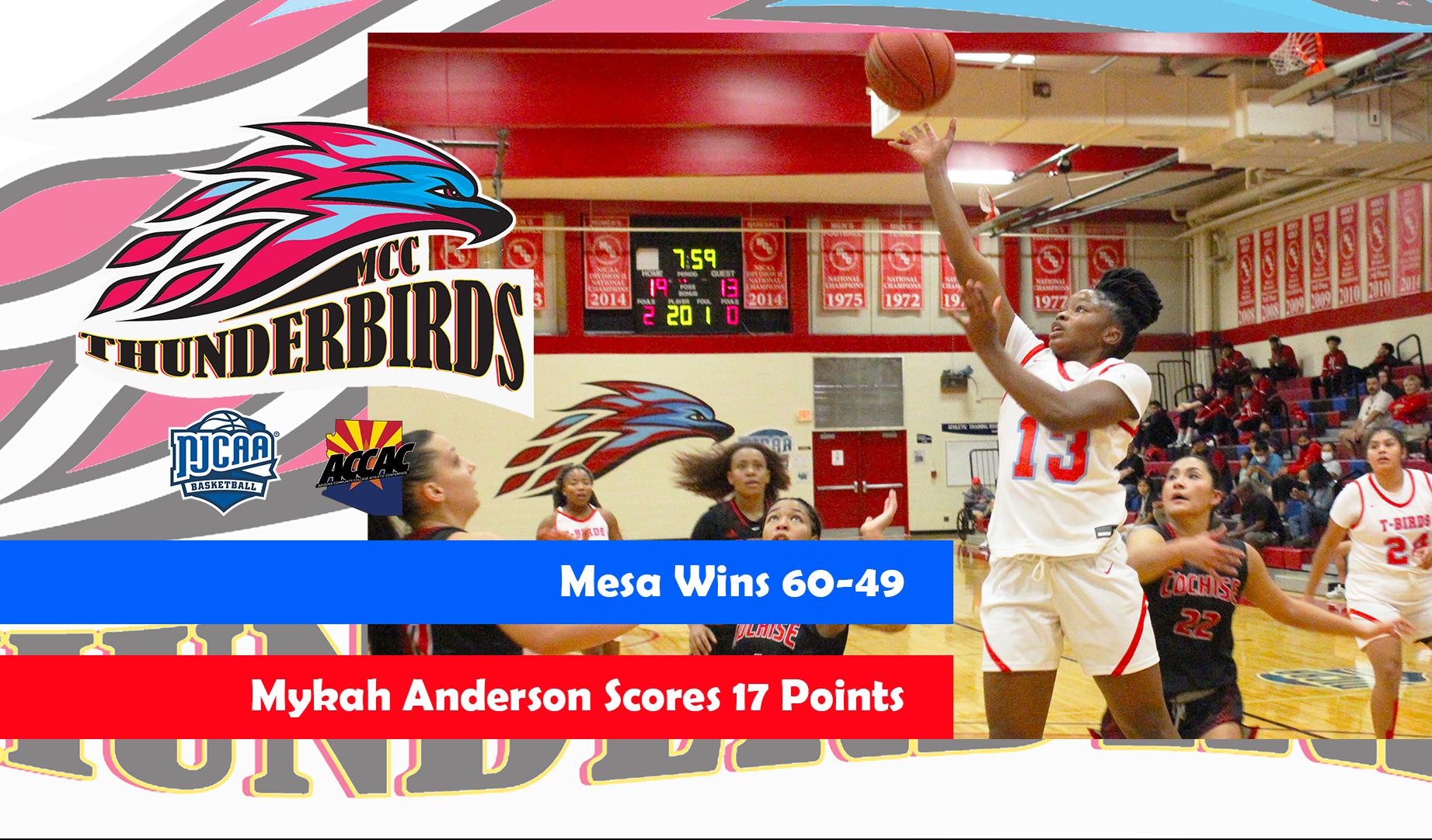 Mesa Wins 60-49 Against Cochise College Saturday Night