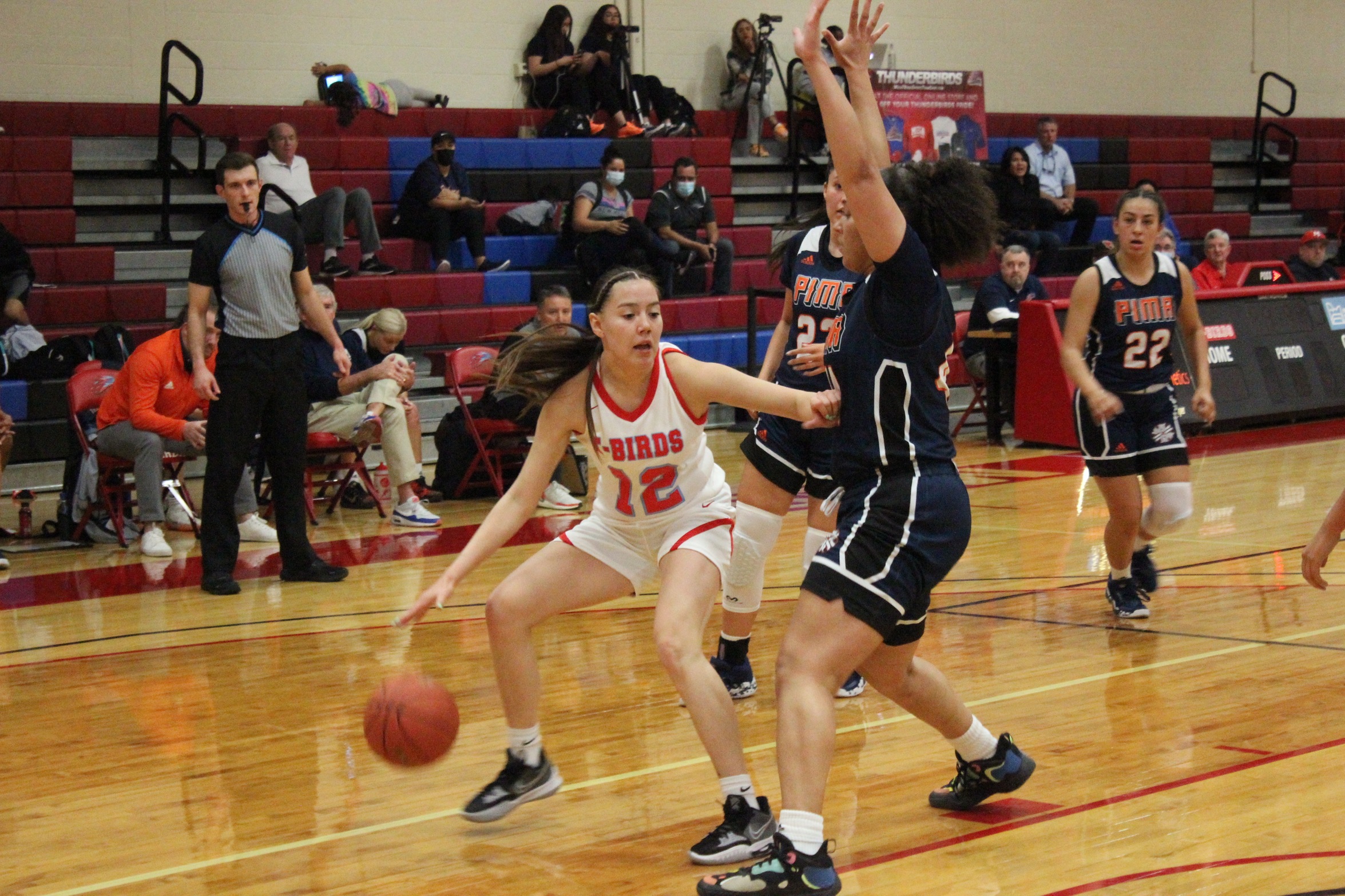 (RV) Thunderbirds Hold Off (#10) Pima 73-65