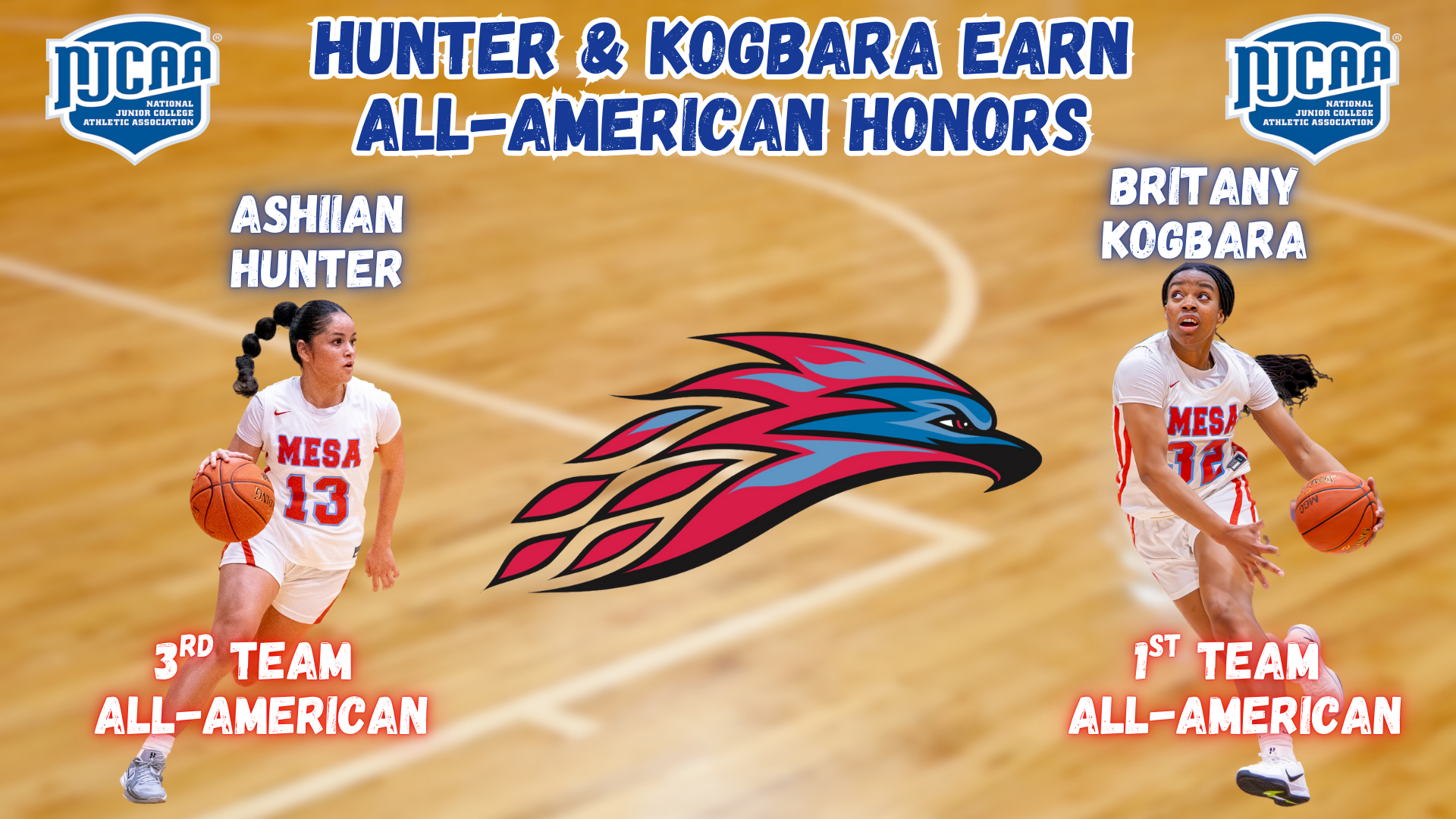 Ashiian Hunter & Britany Kogbara earn All-American honors