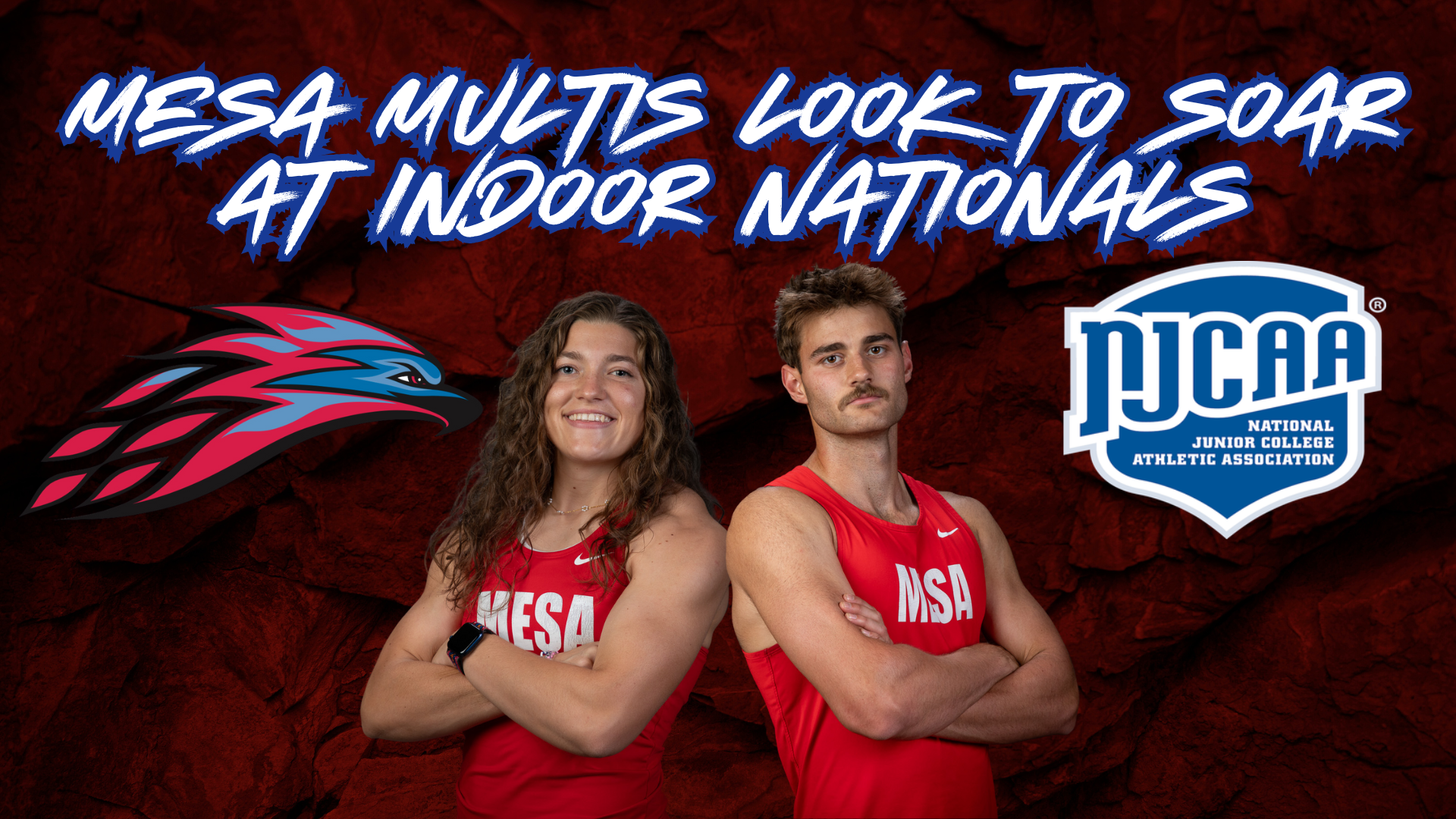 Multis athletes Sara Jacobson & Myles Larsen look to bring home hardware at Indoor Nationals starting Friday