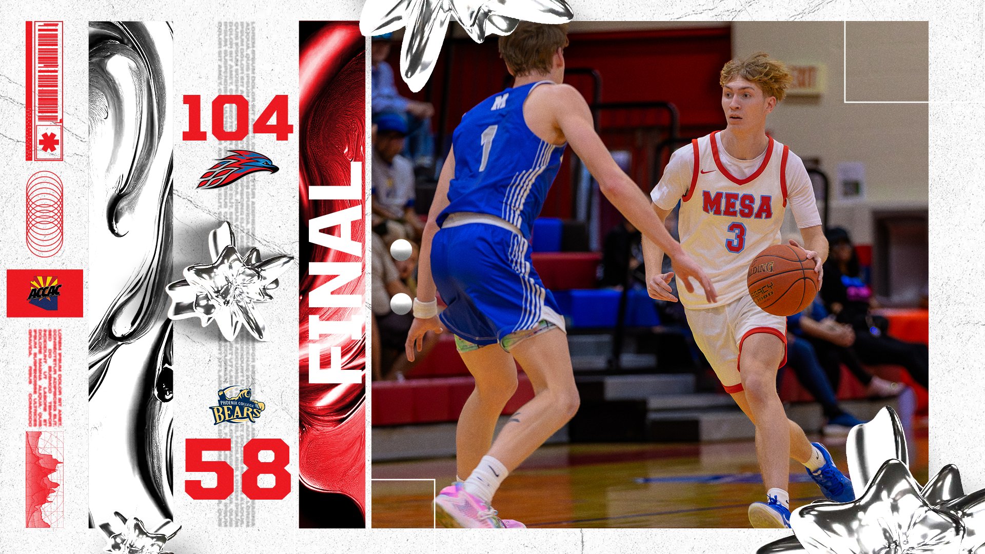 MEN'S BASKETBALL CRUISES PAST PHOENIX COLLEGE, 104-58