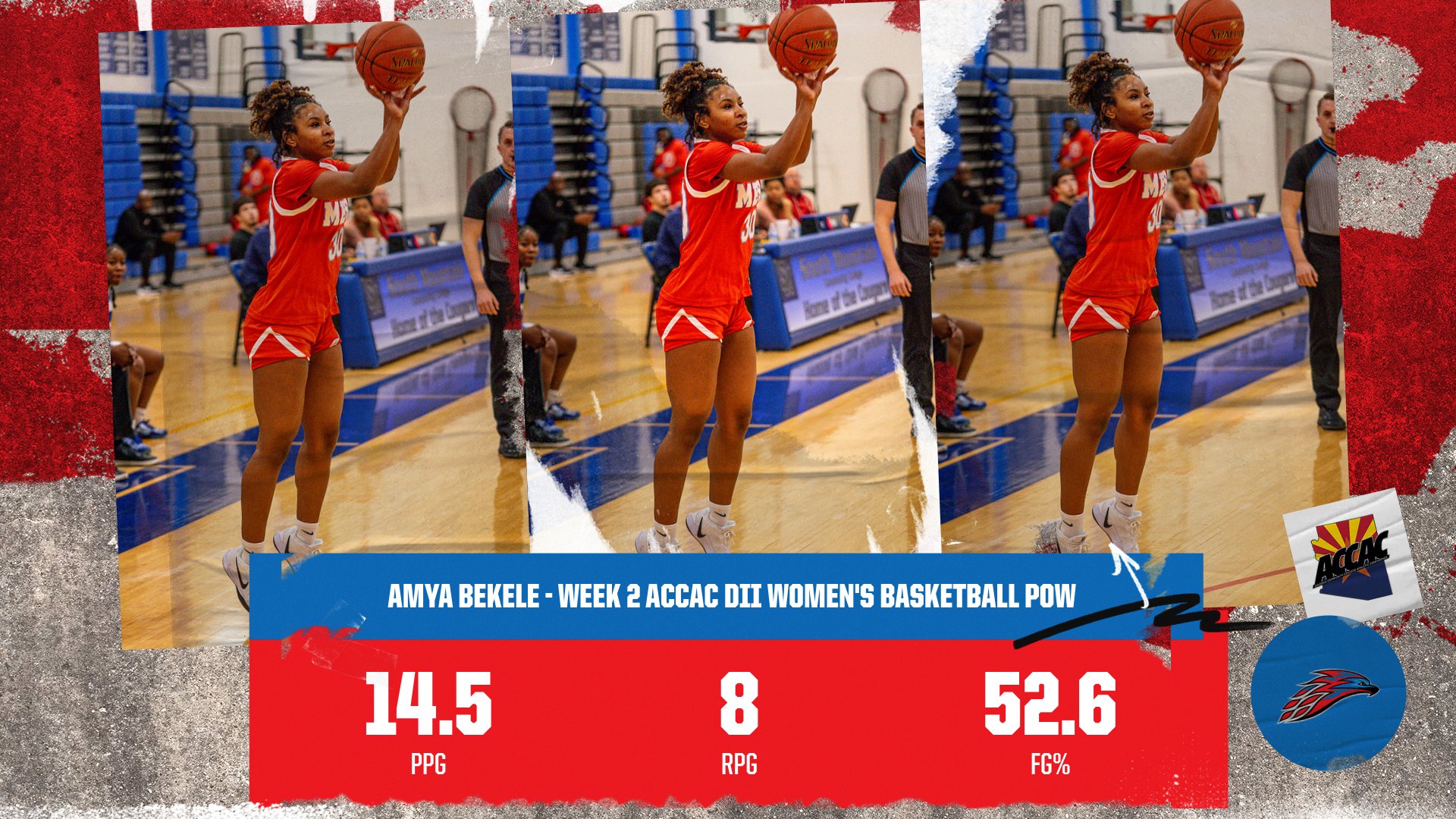 AMYA BEKELE NAMED ACCAC DIVISION II WOMEN'S BASKETBALL PLAYER OF THE WEEK