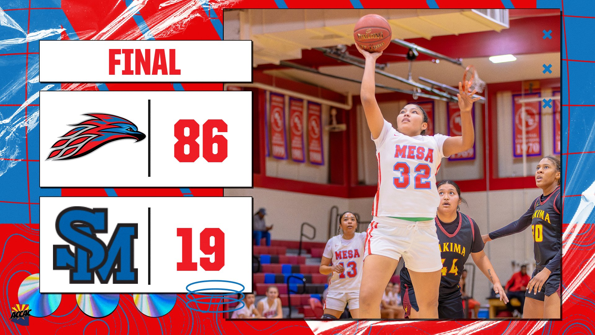 NO. 11 MESA WOMEN ROLL PAST SOUTH MOUNTAIN TO STAY PERFECT IN ACCAC PLAY