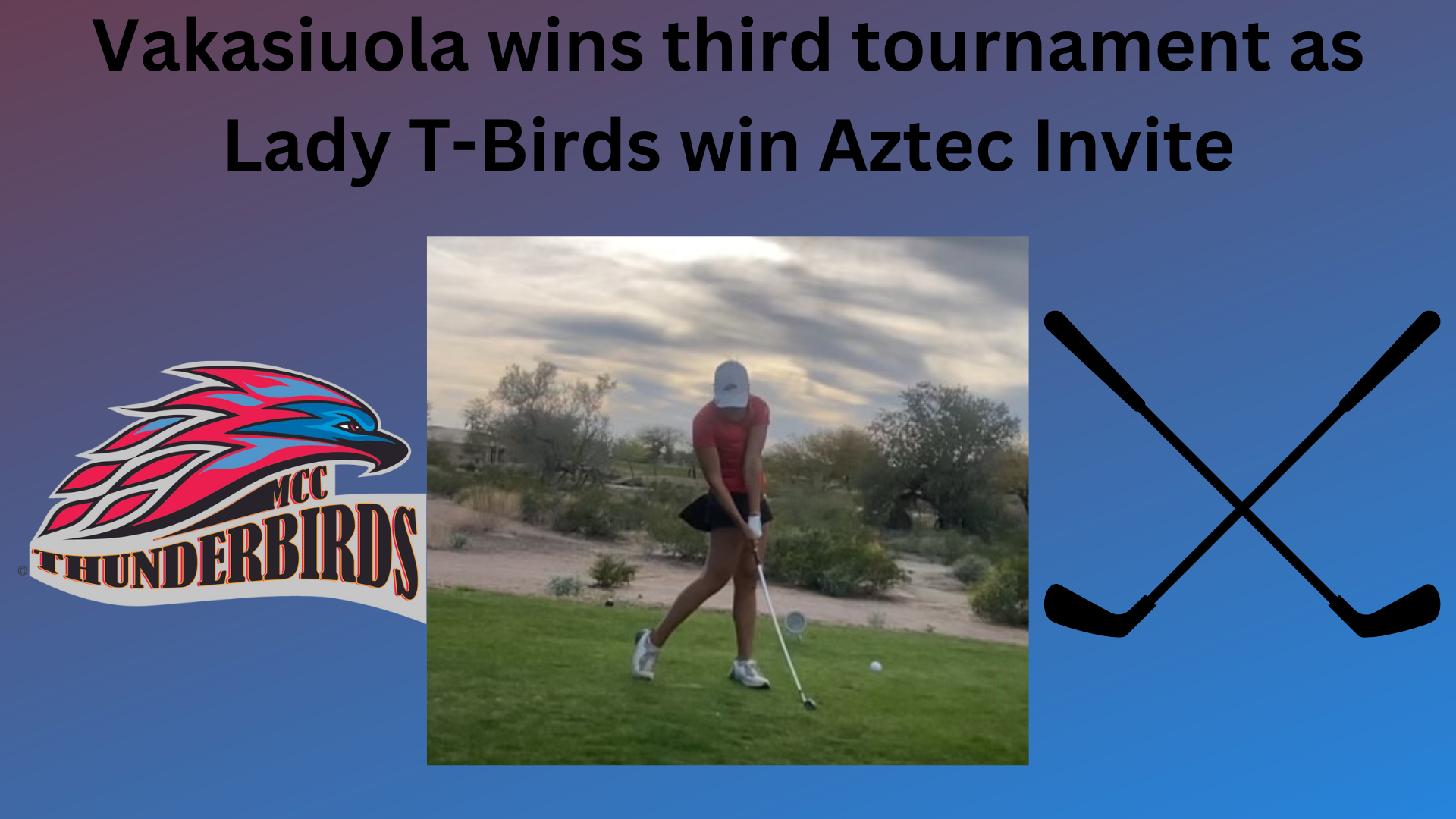 Lady T-Birds win Aztec Invite
