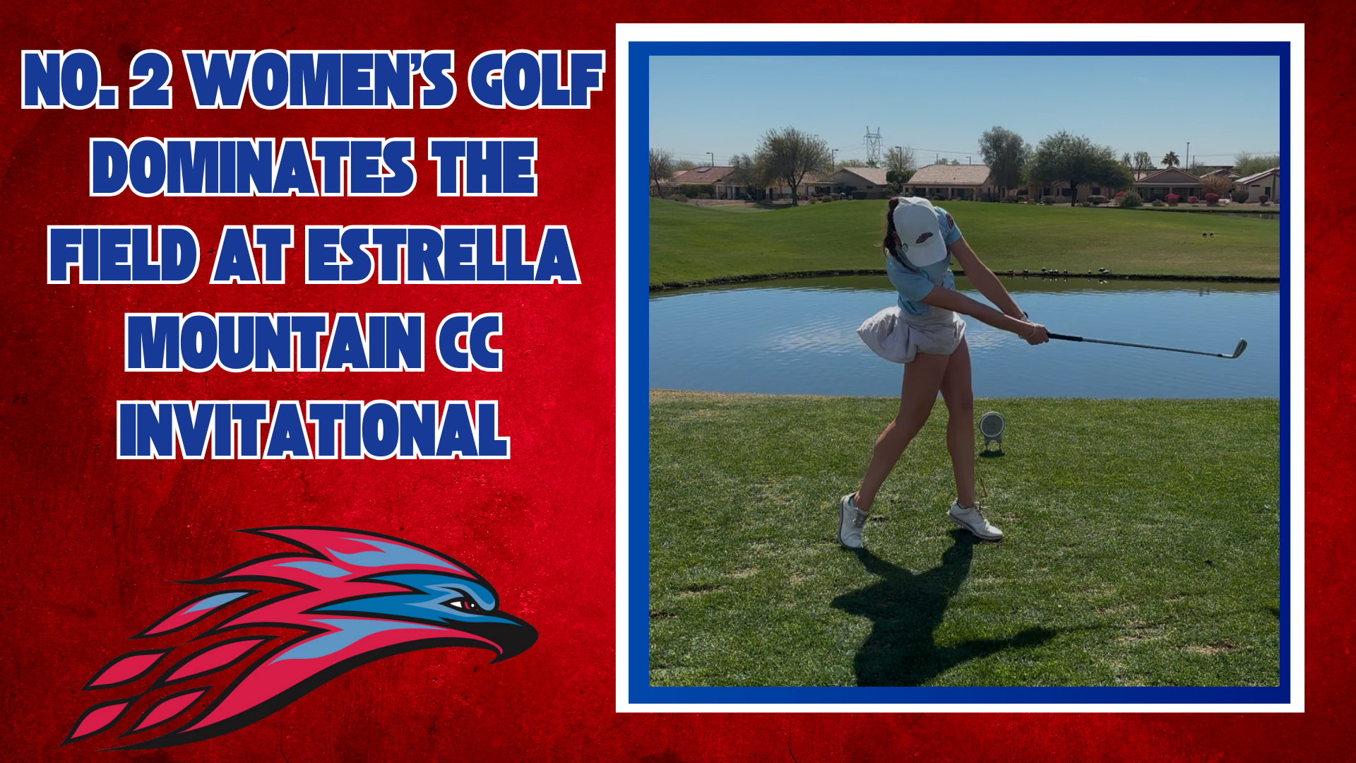 Kasey Reichard hits a hole-in-one as Women's Golf dominates at Estrella Mountain CC Invitational