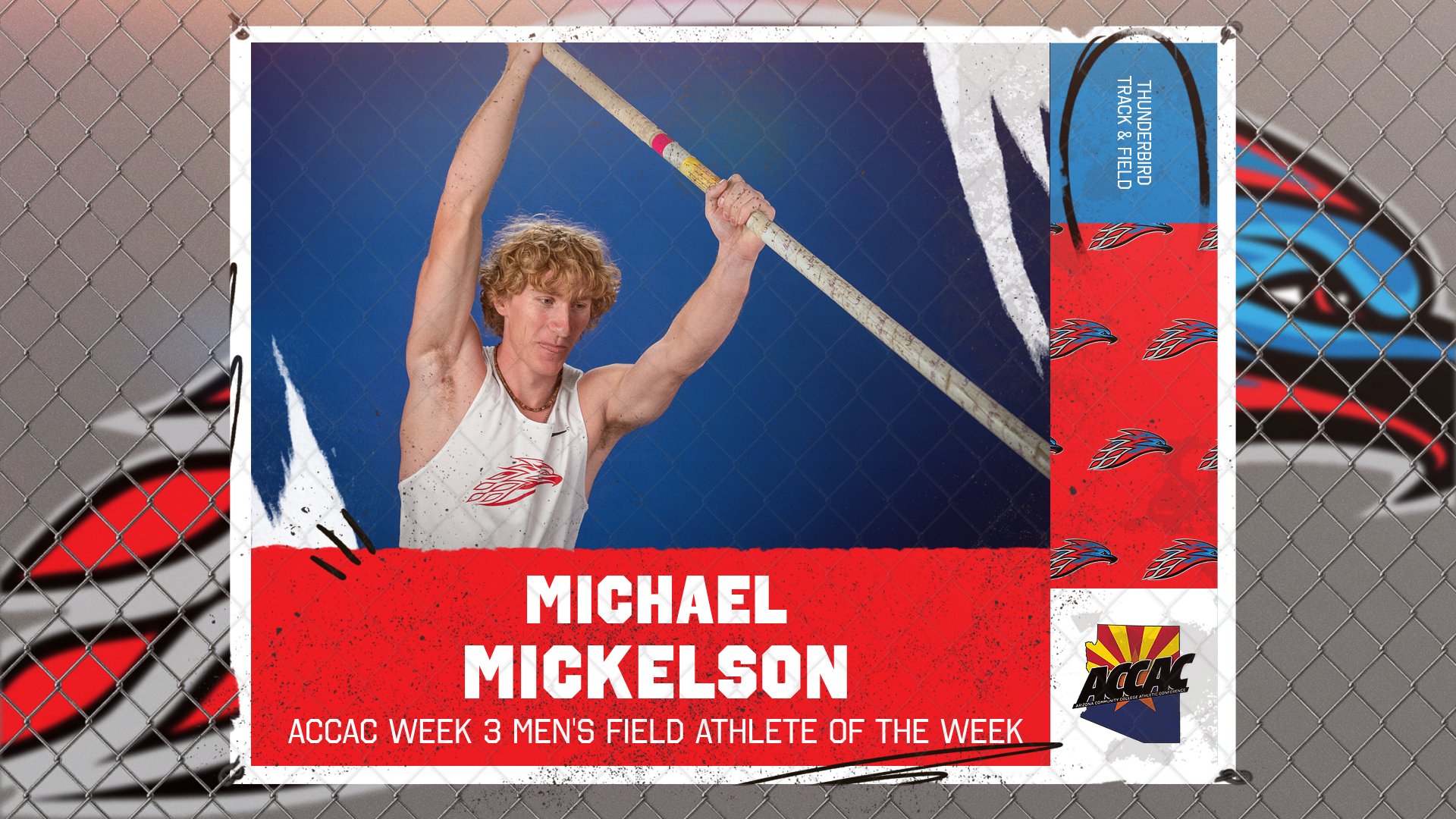 MICKELSON CLAIMS ACCAC MEN'S FIELD ATHLETE OF THE WEEK HONORS