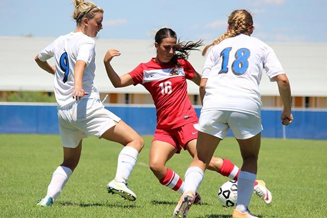Erica Ancich scored Mesa's only goal (Photo by Aaron Webster)