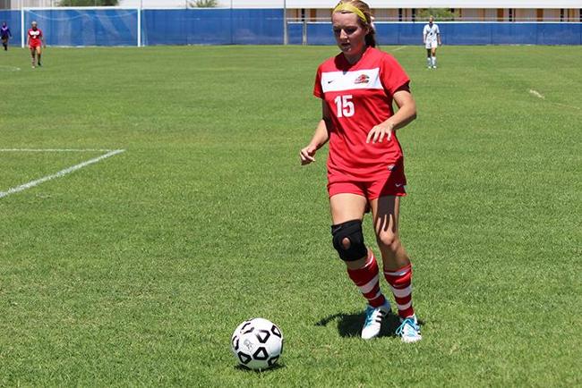 Mackenzie Mabery netted the tying goal for MCC (Photo by Aaron Webster)