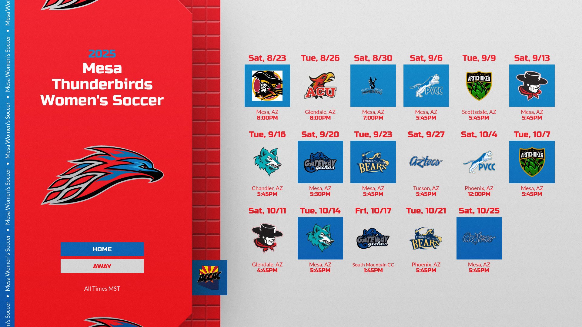 Women's Soccer Schedule Release
