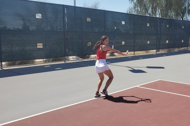 Women's tennis takes first win, tops Glendale, 4-0