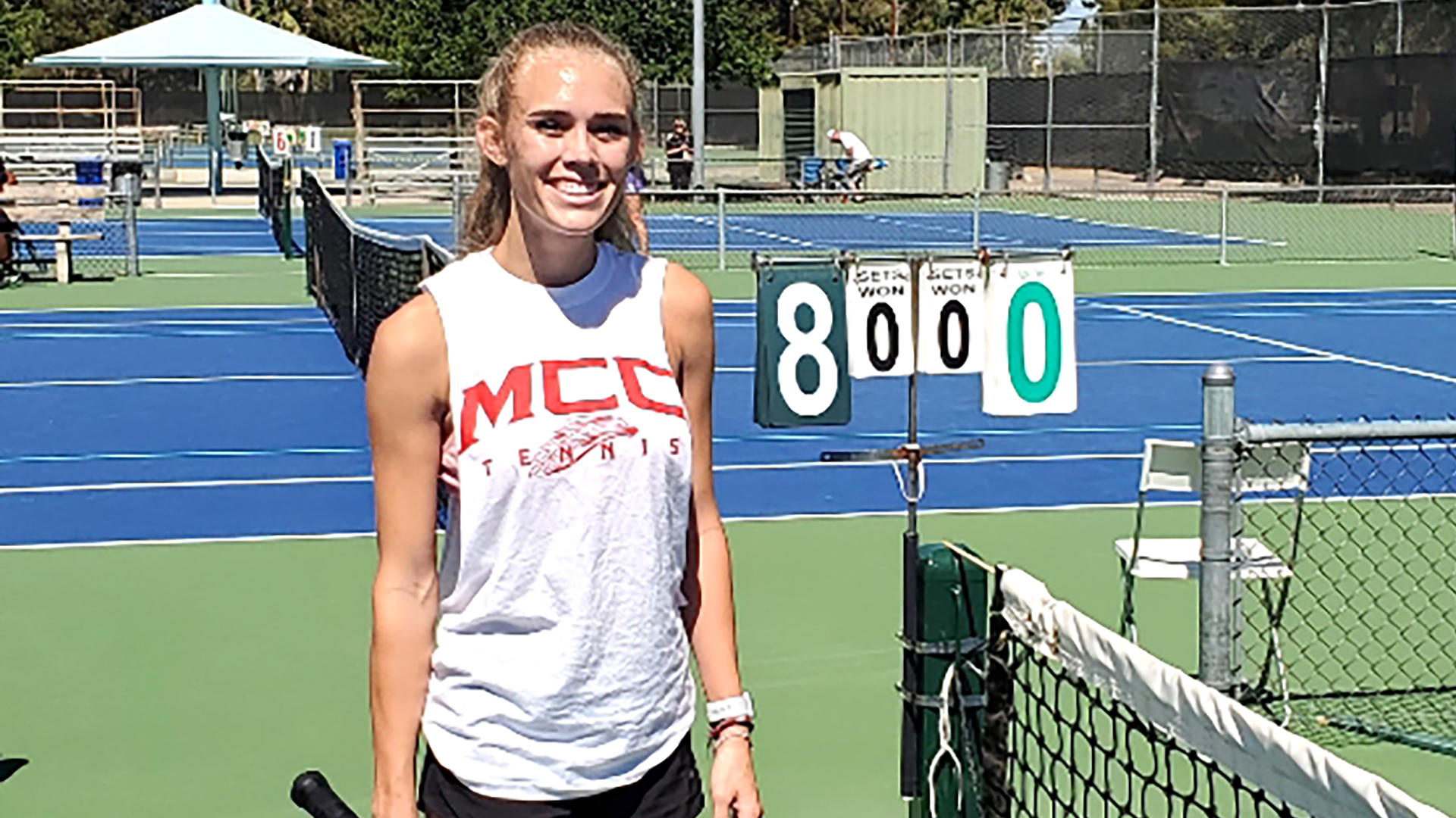 Kylie Williams wins No. 6 singles consolation final at NJCAA women's tennis