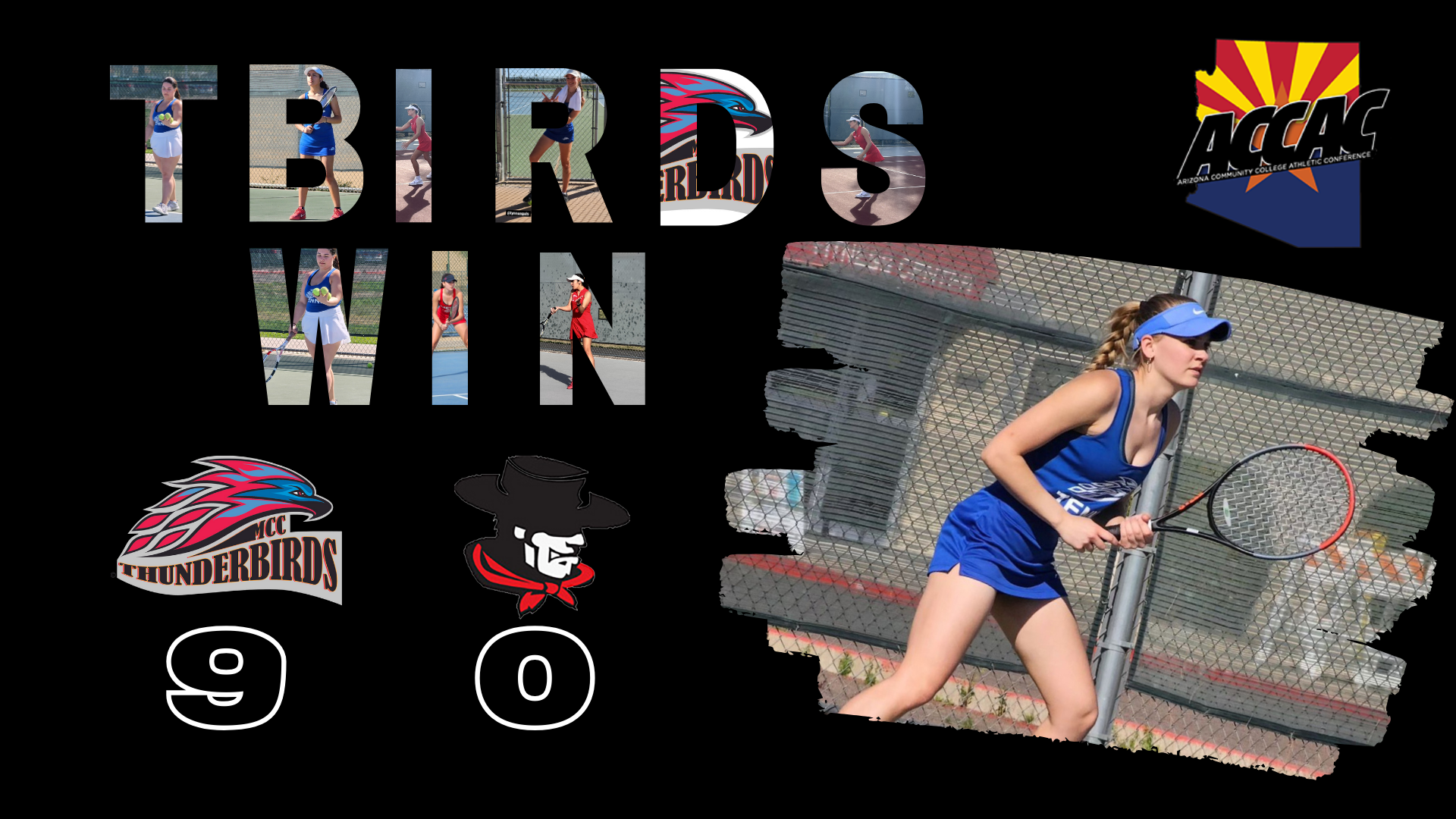 Women's Tennis rolls past Glendale on Thursday