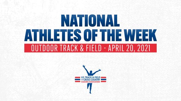 Ellis Collins named National Athlete of the Week