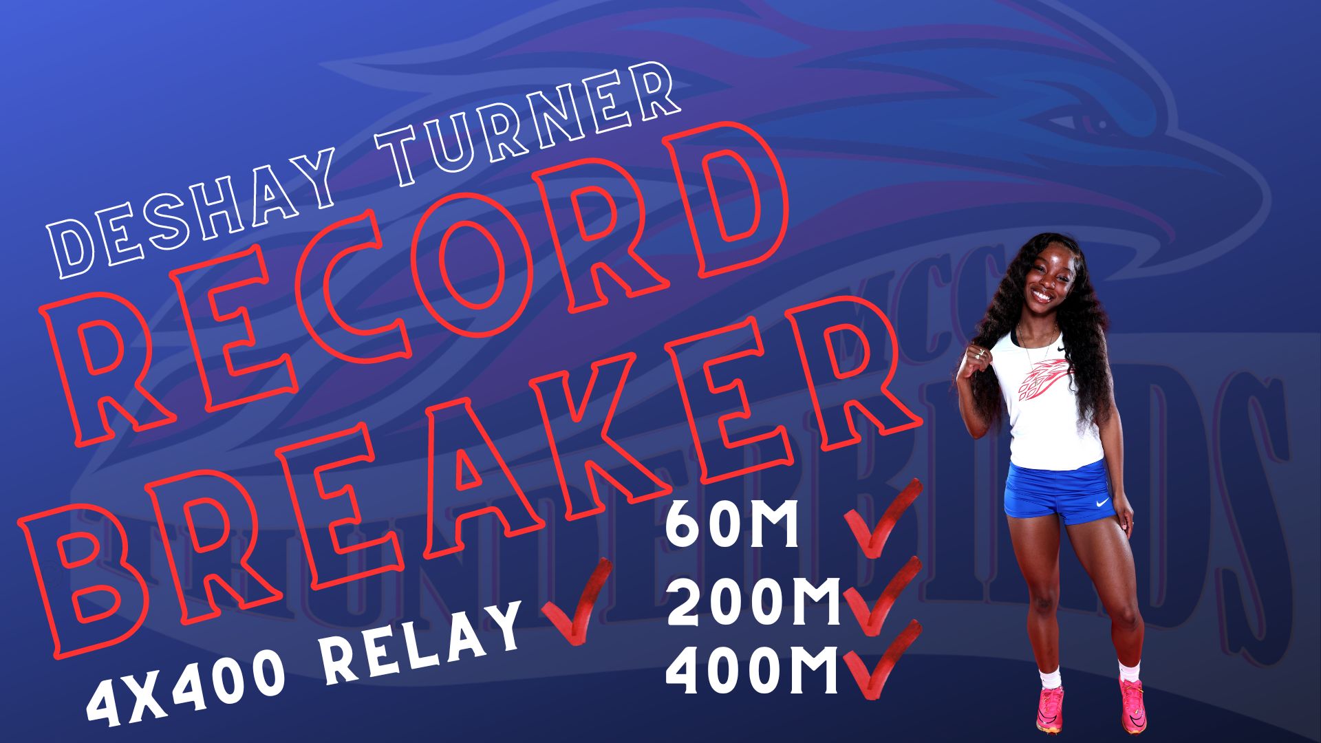 Mesa Track & Field athlete Deshay Turner looks forward to outdoor season after shattering indoor records