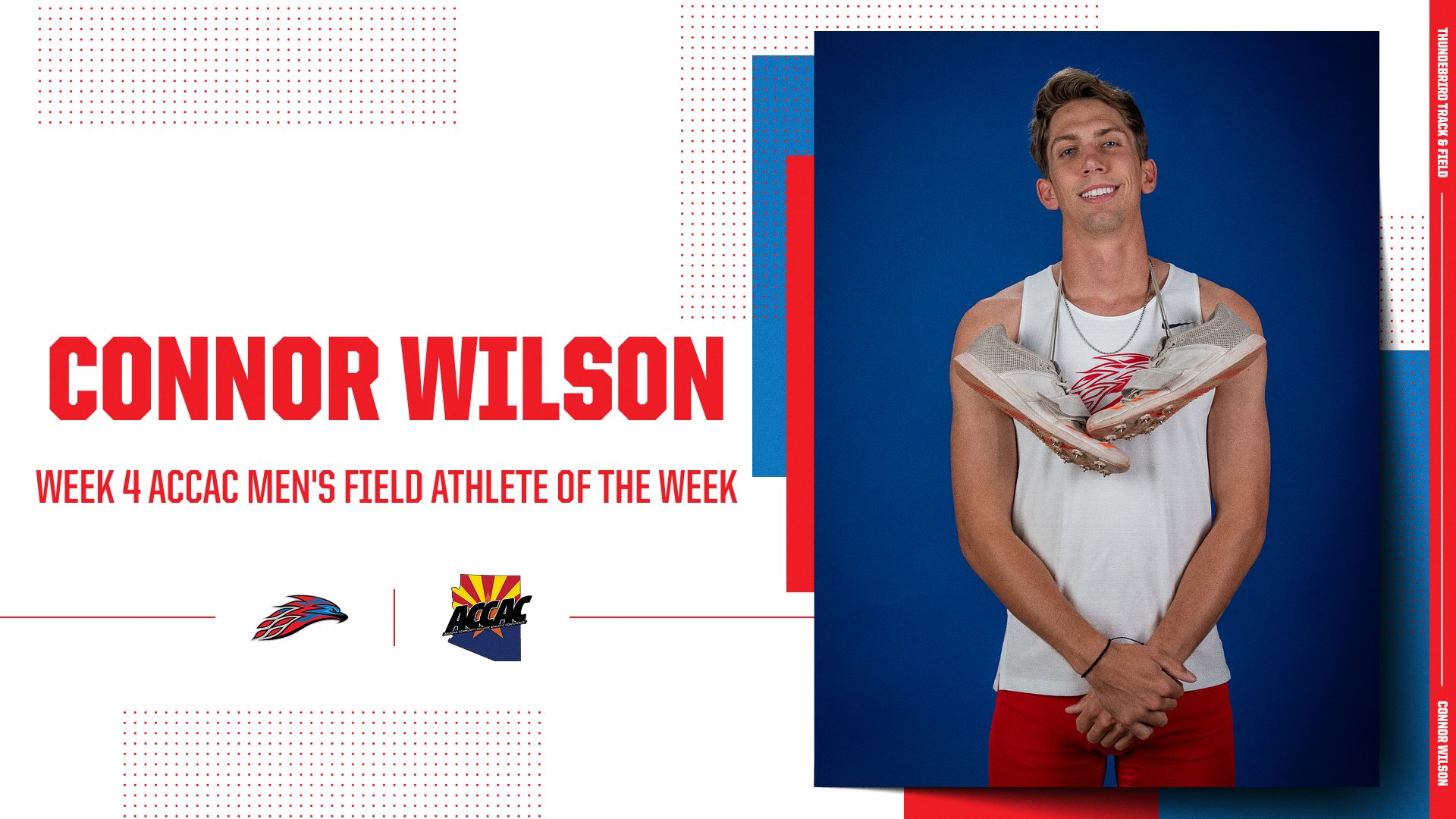 WILSON EARNS ACCAC MEN'S FIELD ATHLETE OF THE WEEK HONOR