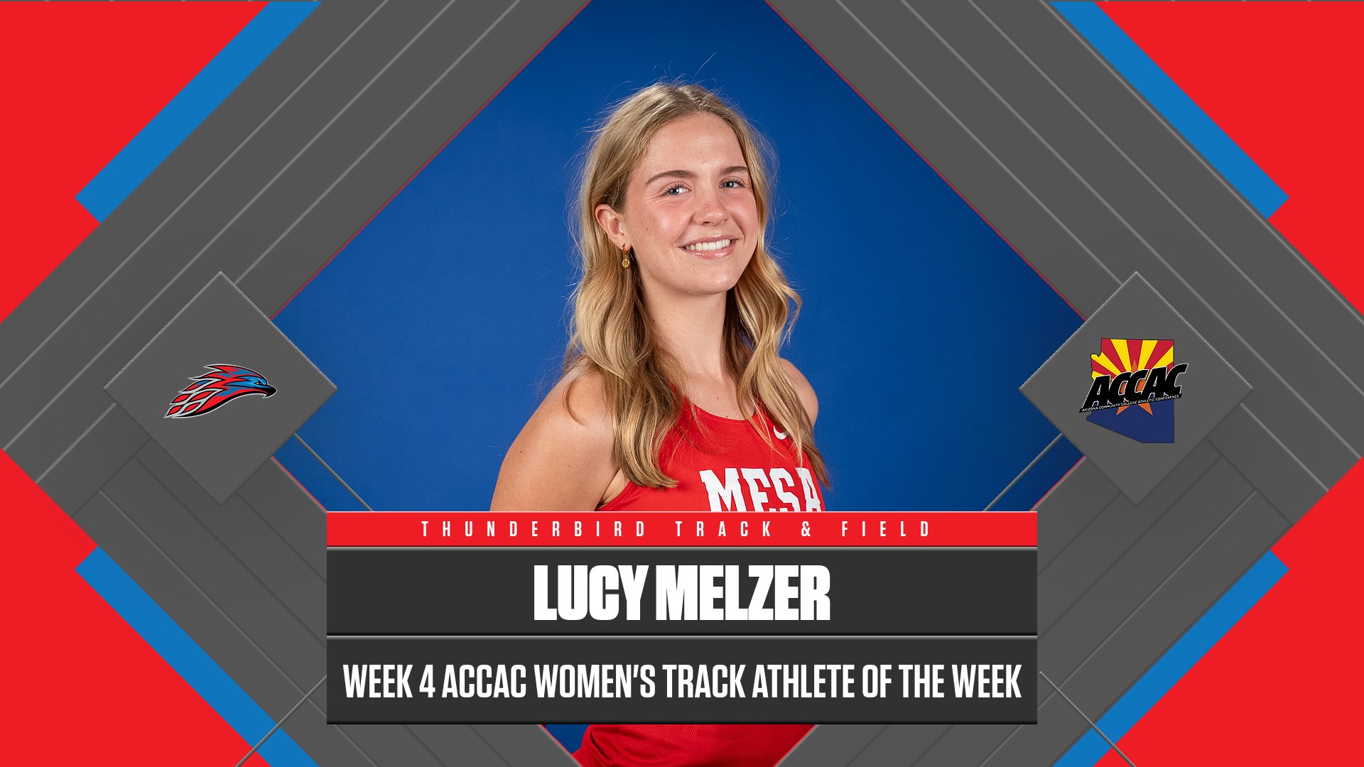 MELZER NAMED ACCAC WOMEN'S TRACK ATHLETE OF THE WEEK