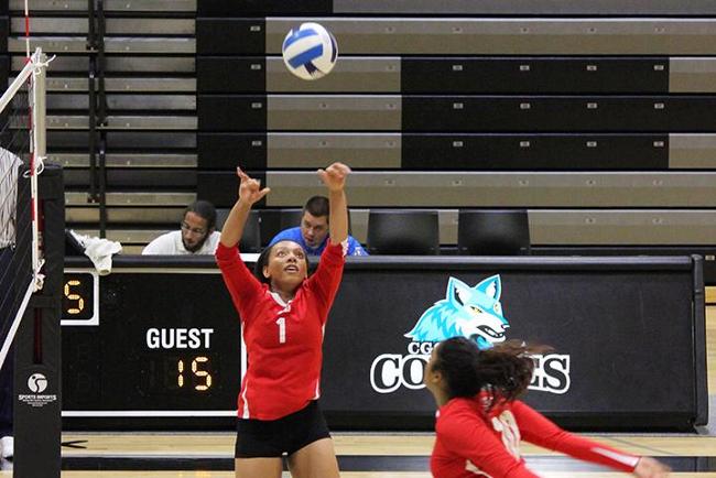 Chandler-Gilbert defeat Mesa volleyball, 25-22, 25-11, 25-18, 26-24