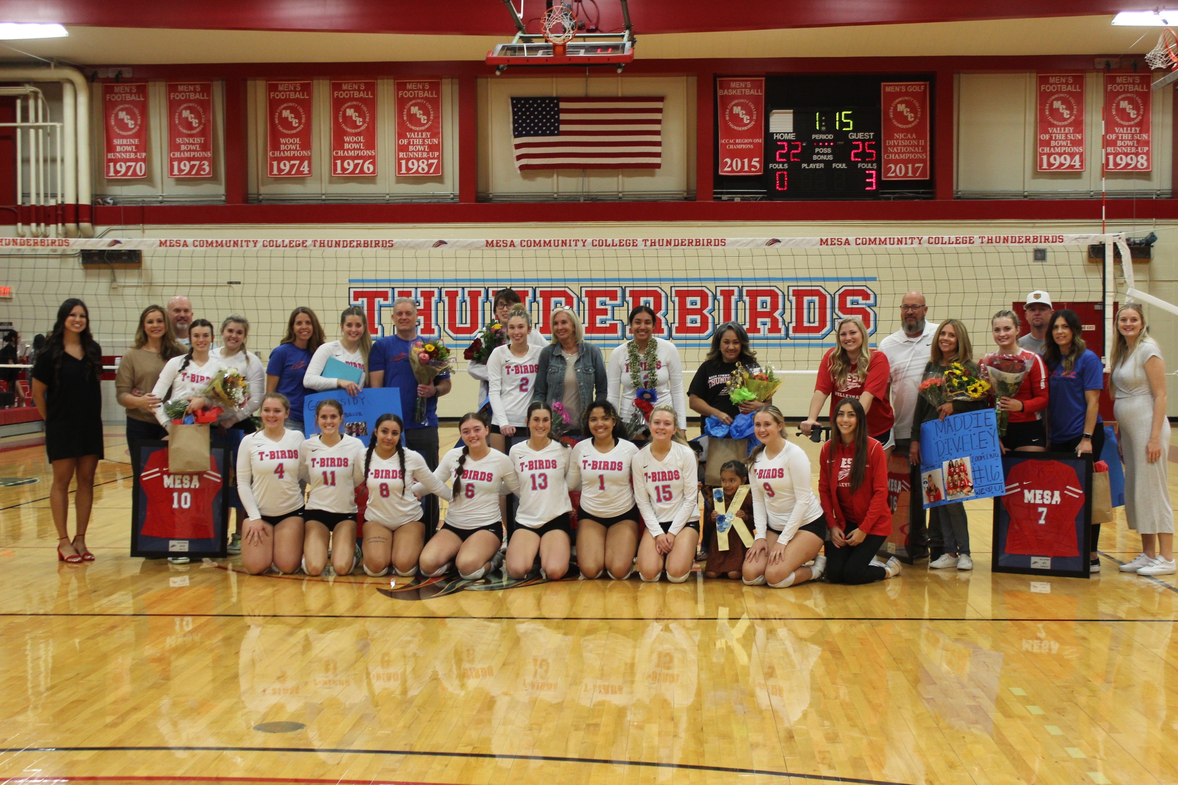 Mesa Volleyball Falls to CGCC in Season Finale