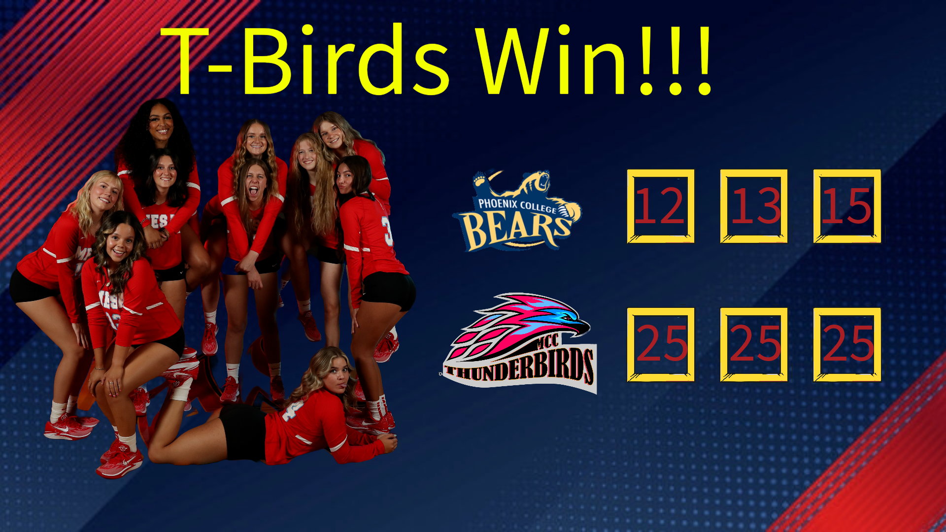 MCC Volleyball dominates Phoenix College on Friday night