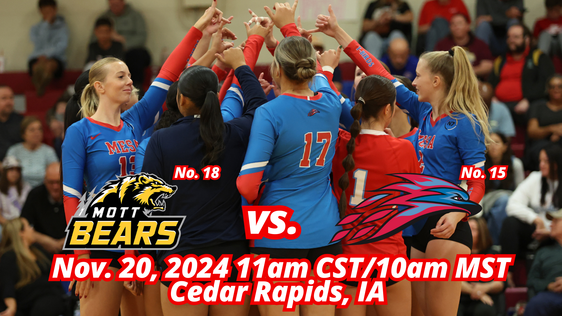 Mesa Volleyball begins their quest for a national title on Wednesday morning