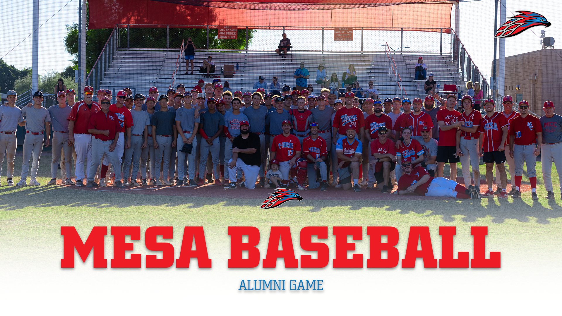 MESA BASEBALL HELD ANNUAL ALUMNI GAME CELEBRATING PAST AND PRESENT T-BIRDS